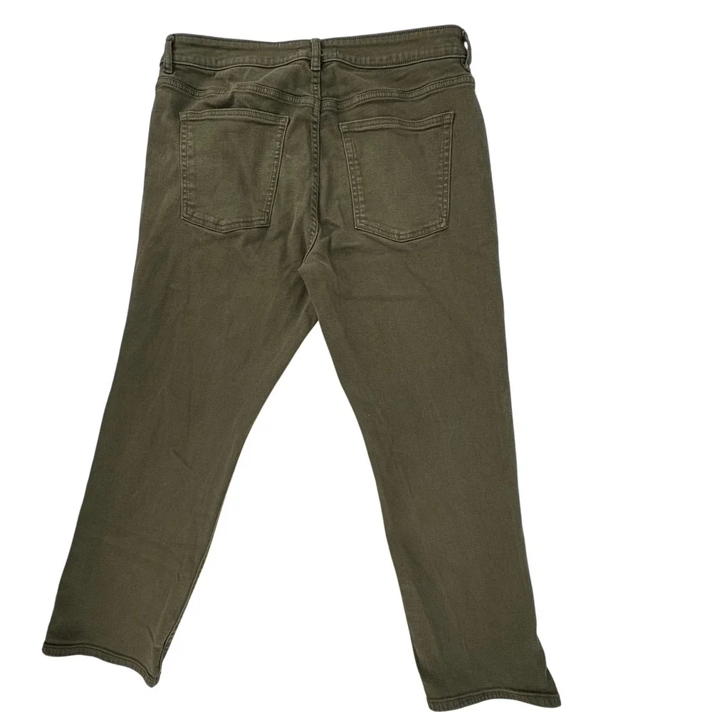 Warp‎ + Weft ORD Chicago Straight Leg Pants Mens 38x30 Moss Green 288130